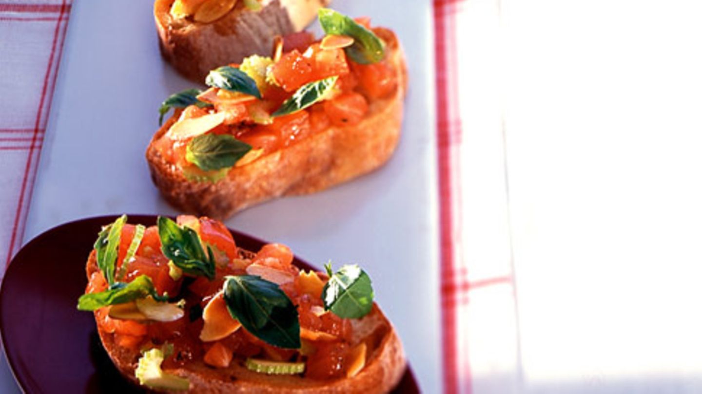 Lachstatar-Crostini Rezept