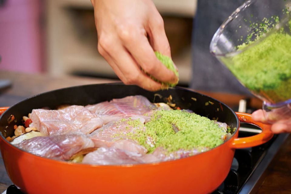 Cassoulet mit Seelachs Cassoulet mit Seelachs