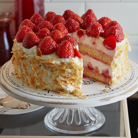 Torten mit Erdbeeren
