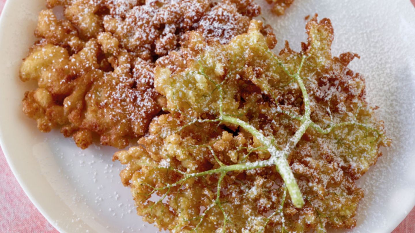 Gebackene Holunderblüten Rezept