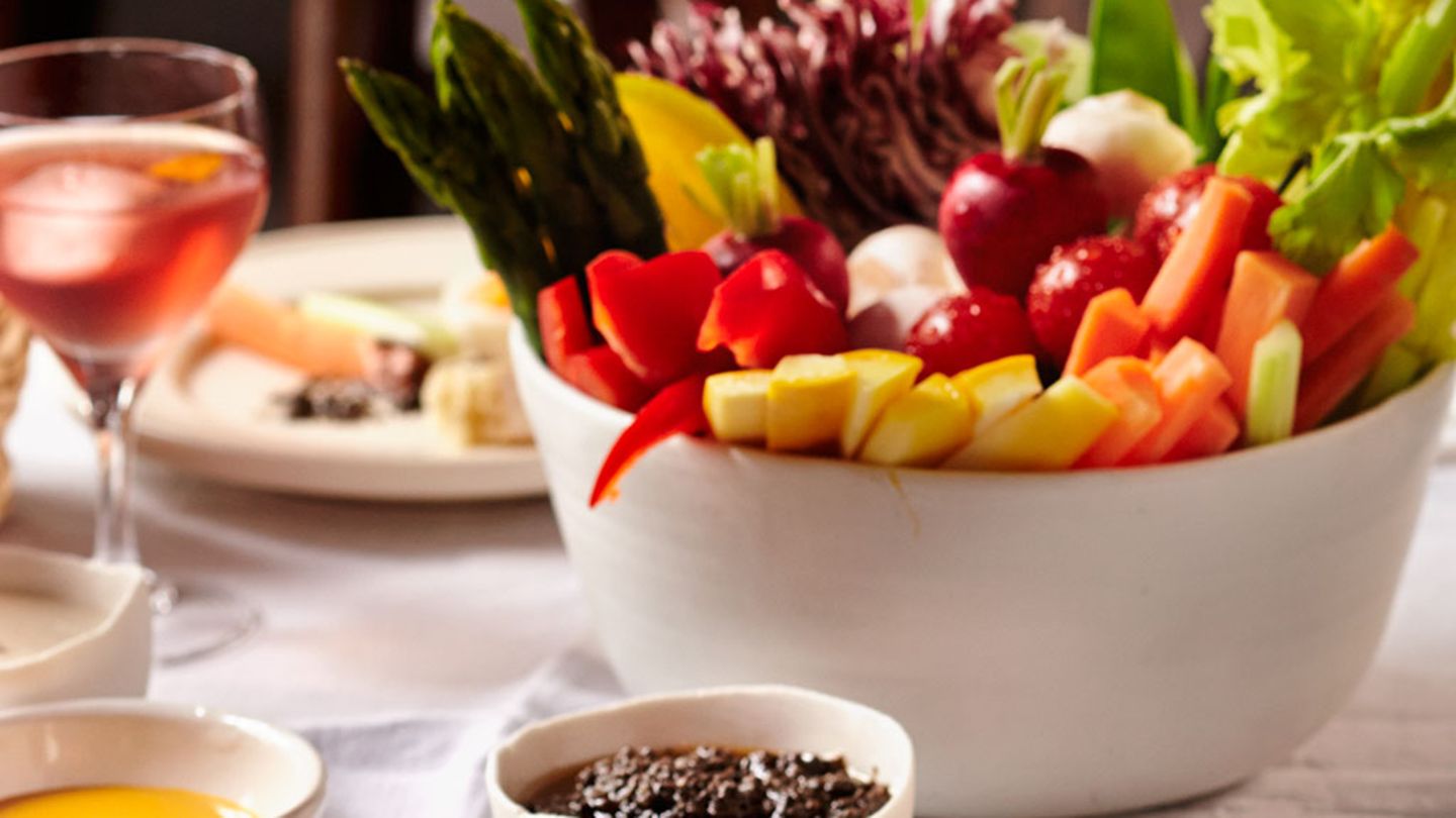 Gemüsekorb (Crudités) Rezept