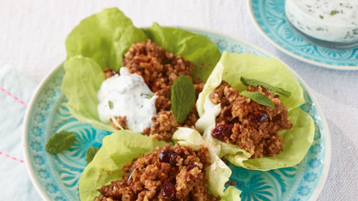 Gefüllte Salatblätter Rezept