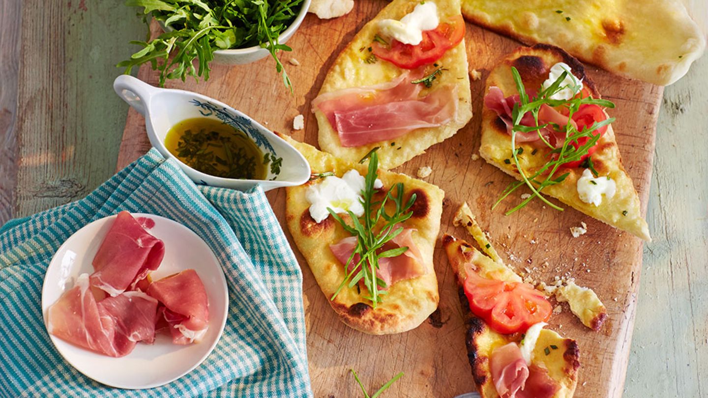 Dünne Focaccia Rezept