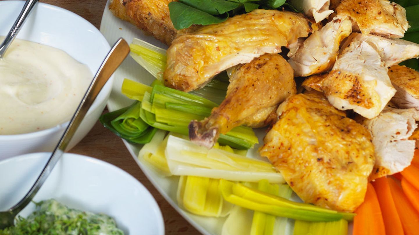Léas Huhn mit Kräuter-Mayonnaise Rezept