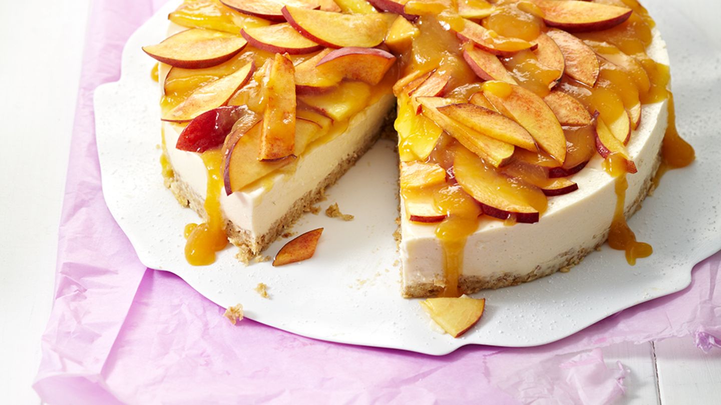Pfirsich-Frischkäse-Torte Rezept