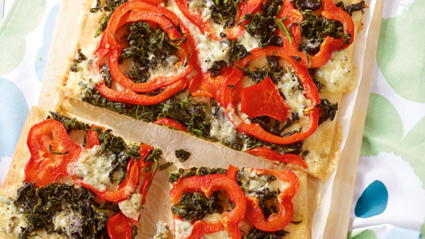 Paprika-Pizza Rezept