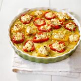 Paprika-Polenta-Auflauf