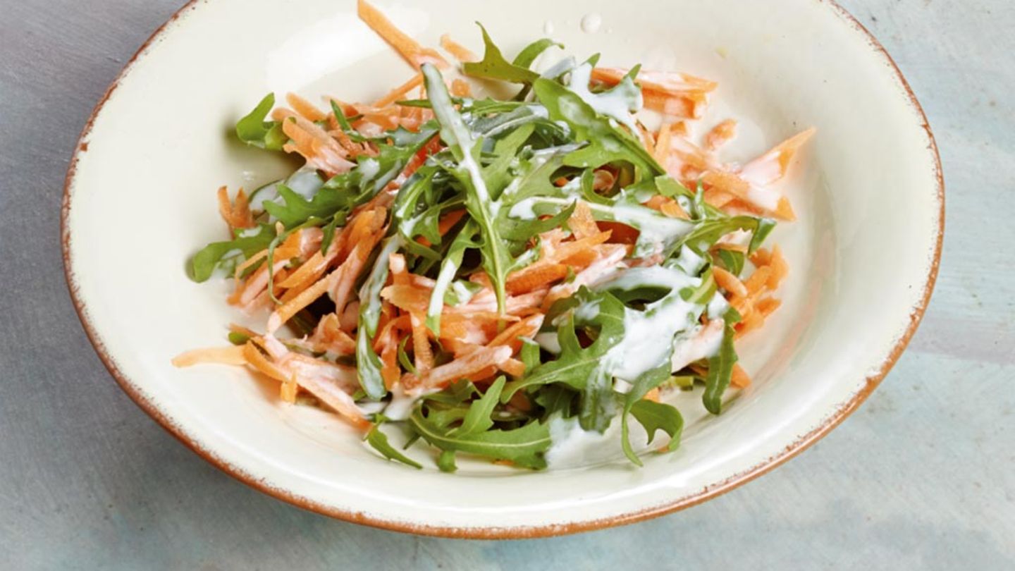 Möhren-Rauke-Salat Rezept