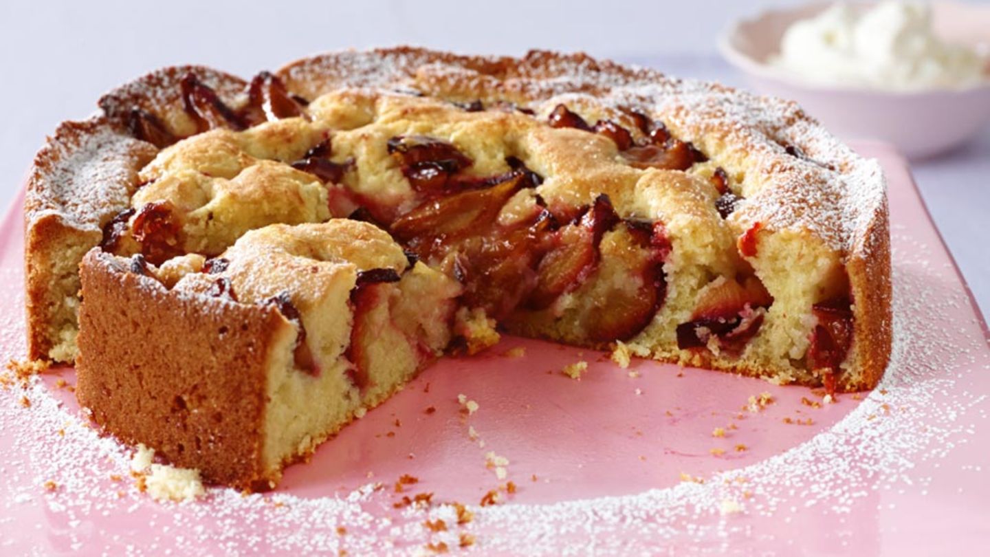 Kokos-Zwetschgen-Kuchen Rezept