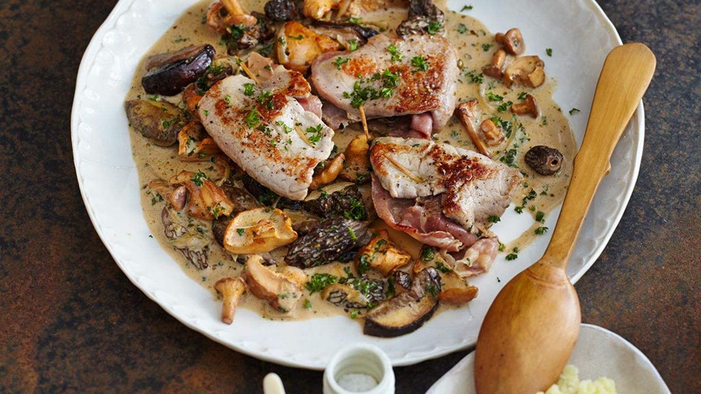 Jäger-Saltimbocca Rezept