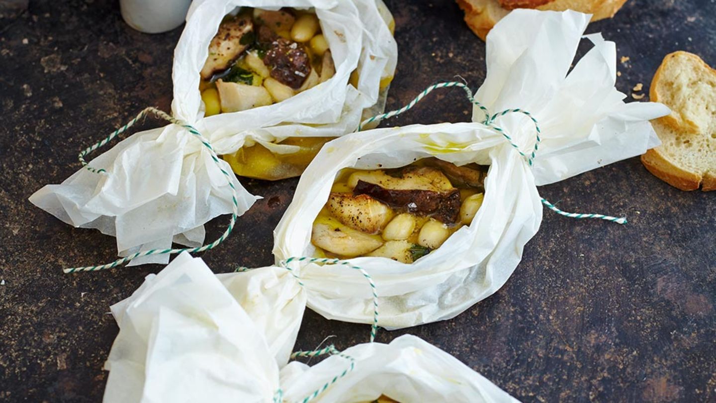 Steinpilze und Palbohnen Rezept