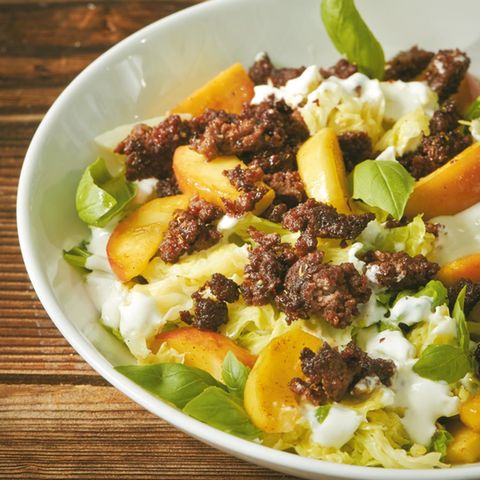 Wirsingsalat mit Hack