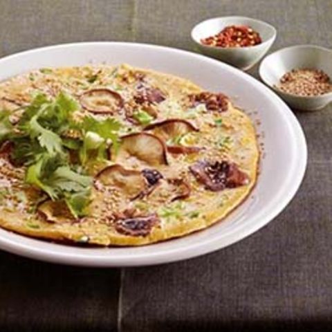 Shiitake-Omelett