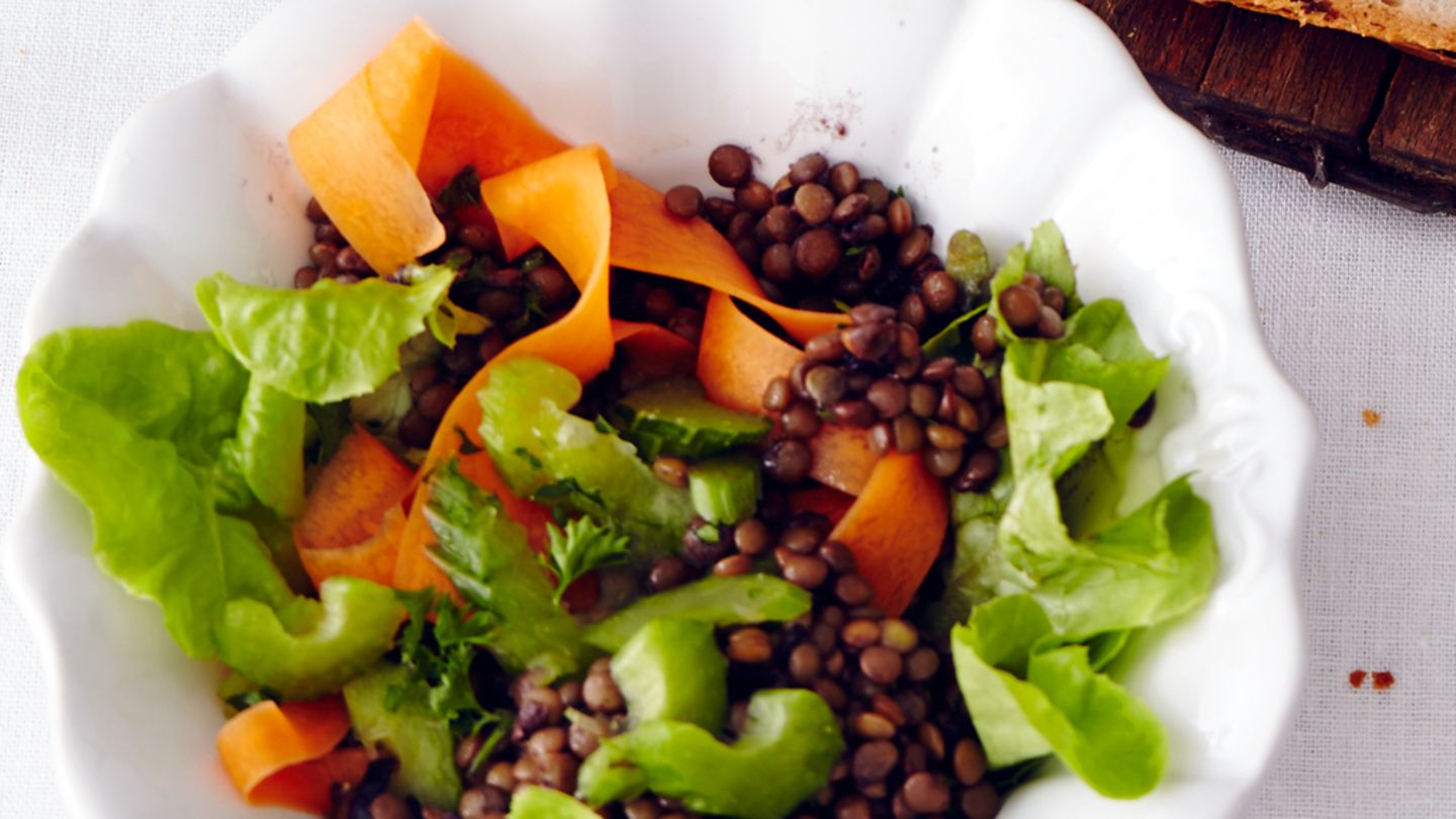 Alblinsensalat mit Endivie Rezept
