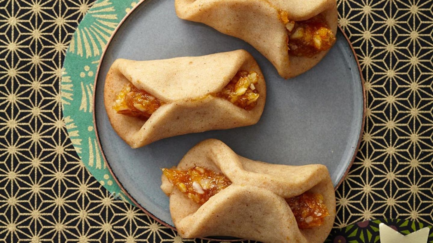 Lebkuchen-Aprikosen-Taschen Rezept