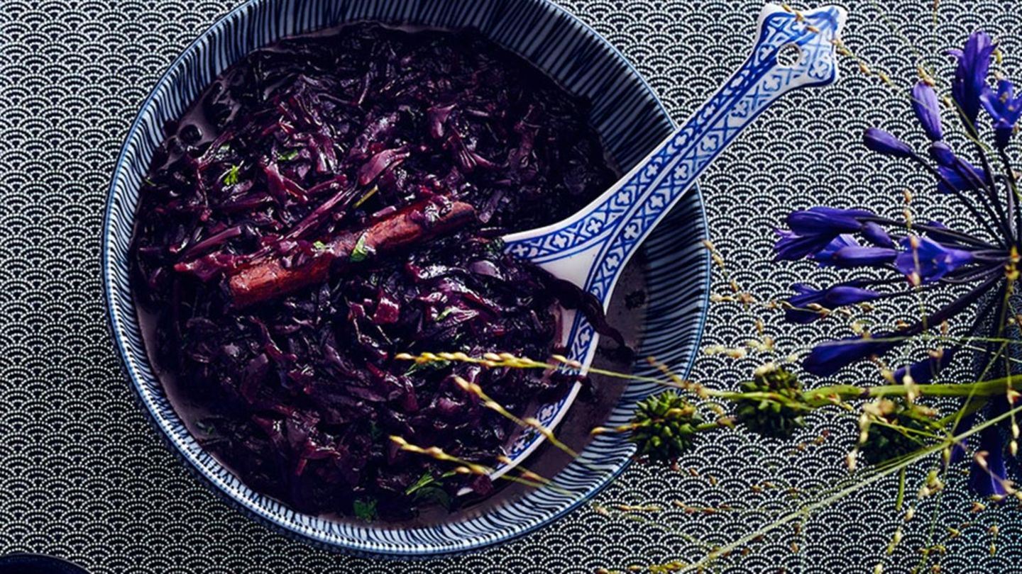 Asia-Rotkohl Rezept