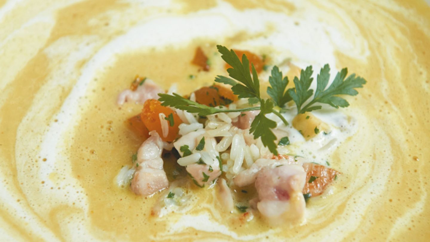 Curry-Hühnersuppe Rezept