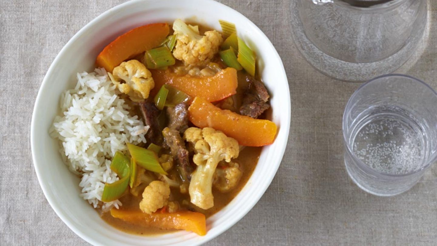 Rindfleisch-Gemüse-Curry Rezept - [ESSEN UND TRINKEN]