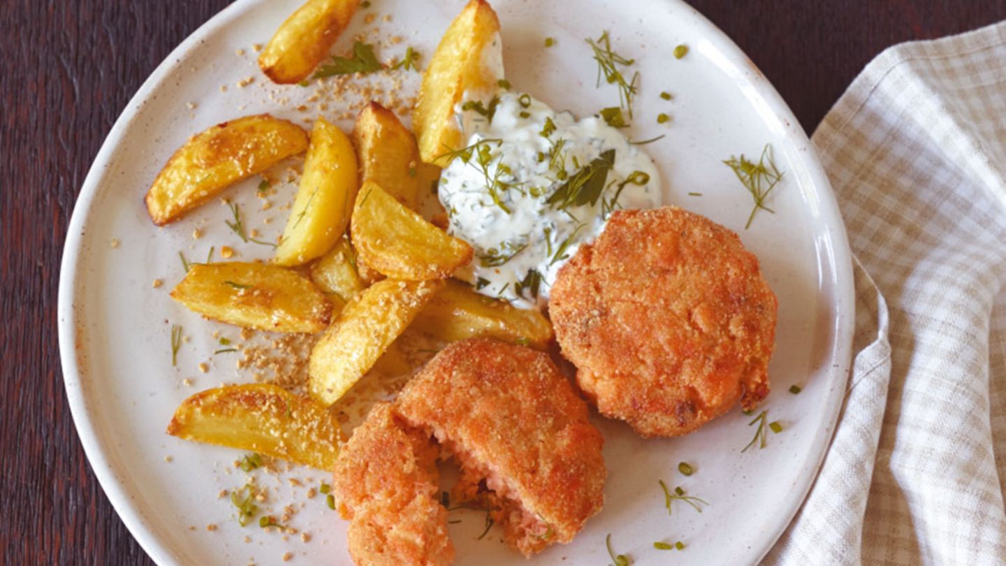 Lachsfrikadellen Rezept