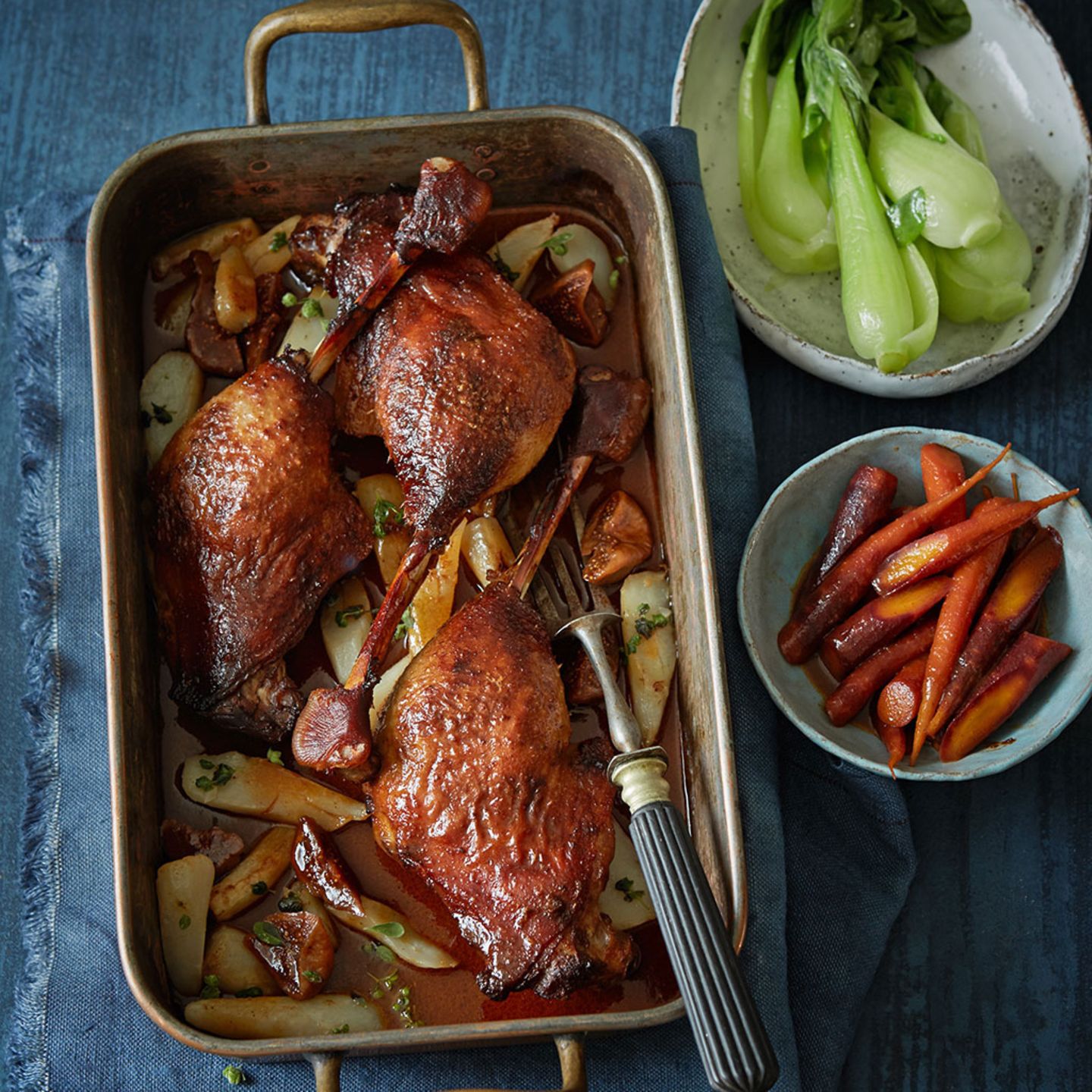 Gedampfter Pak Choi Und Mohrengemuse Rezept Essen Und Trinken