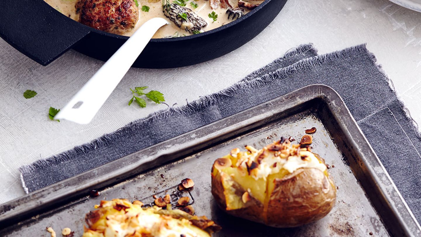 Ofenkartoffeln mit Ziegenkäse Rezept