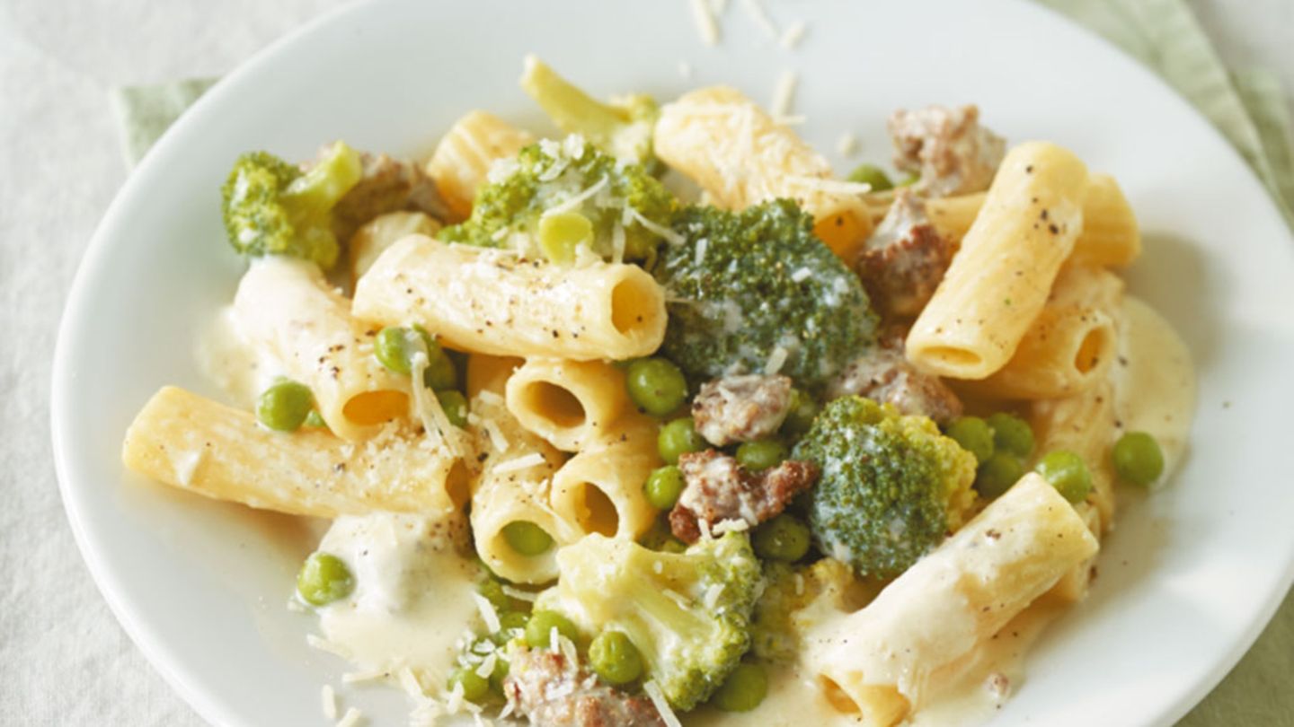 Broccoli-Erbsen-Pasta Rezept - [ESSEN UND TRINKEN]