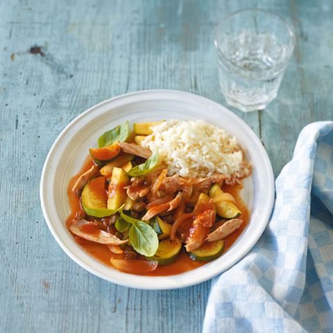 Hähnchen-Zucchini-Ragout