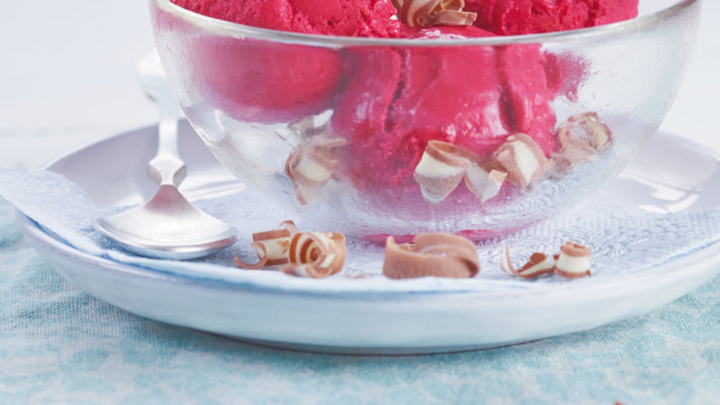 Himbeer-Kokos-Sorbet Rezept