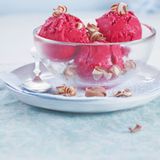 Himbeer-Kokos-Sorbet