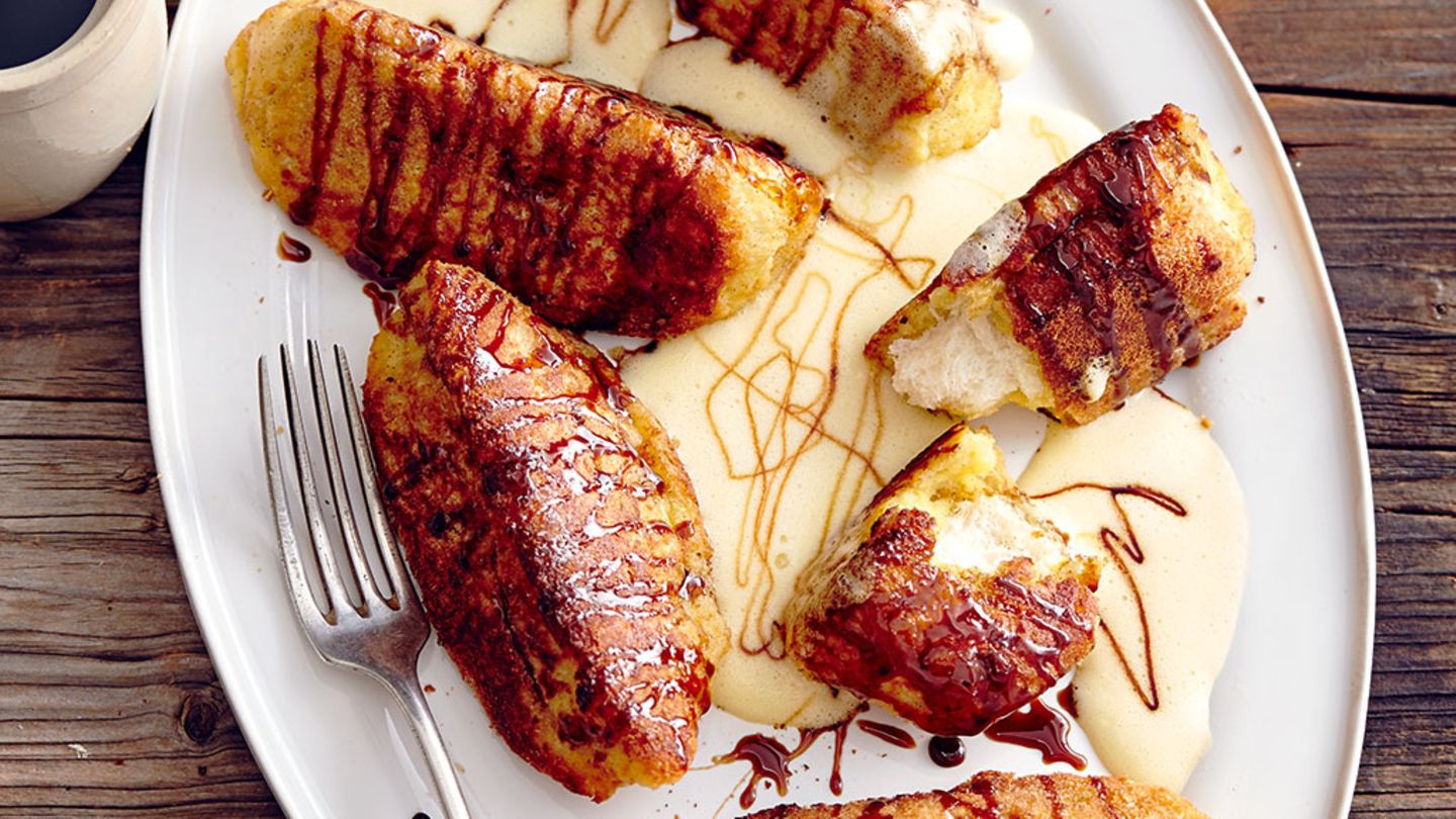 Arme Ritter mit Bierschaumsauce Rezept