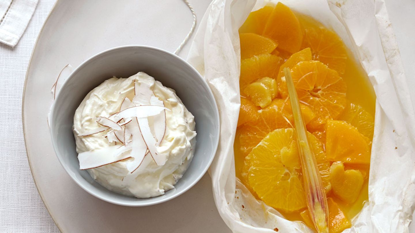 Gebackene Fruchtpäckchen Rezept