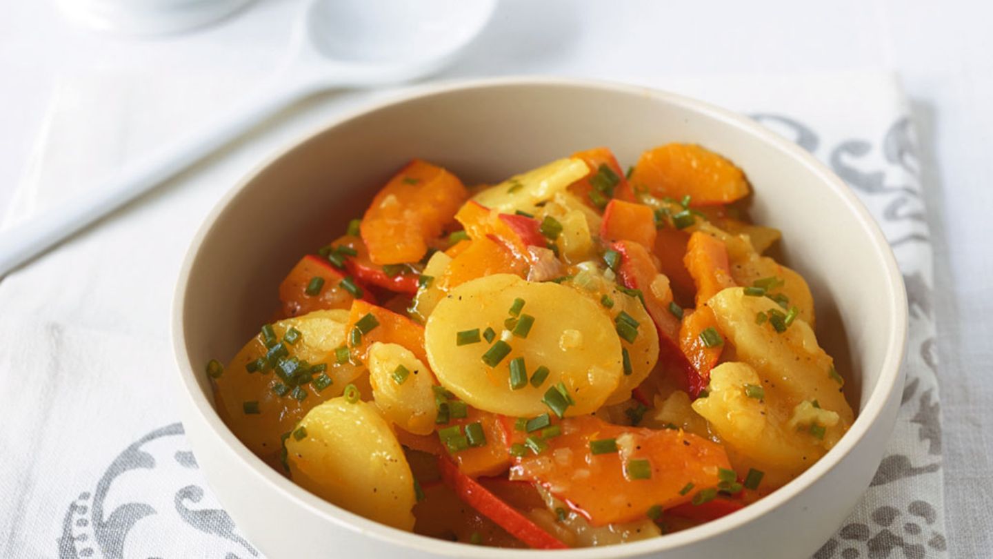 Kürbis-Kartoffel-Salat Rezept