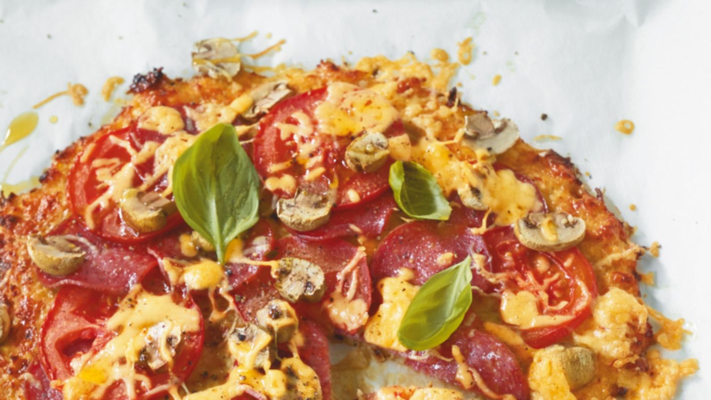 Blumenkohl-Pizza Rezept