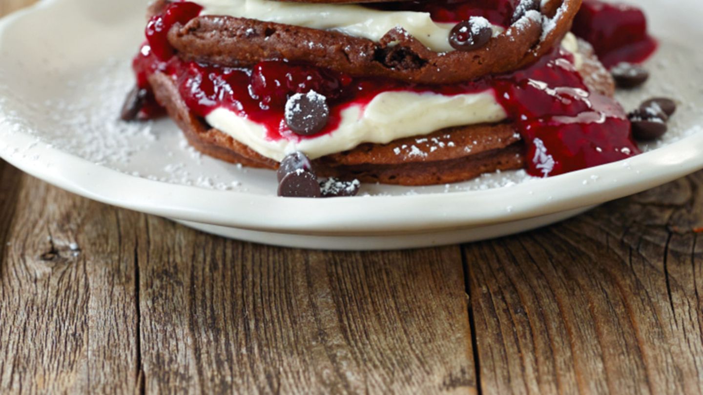 Schoko-Pancakes Rezept