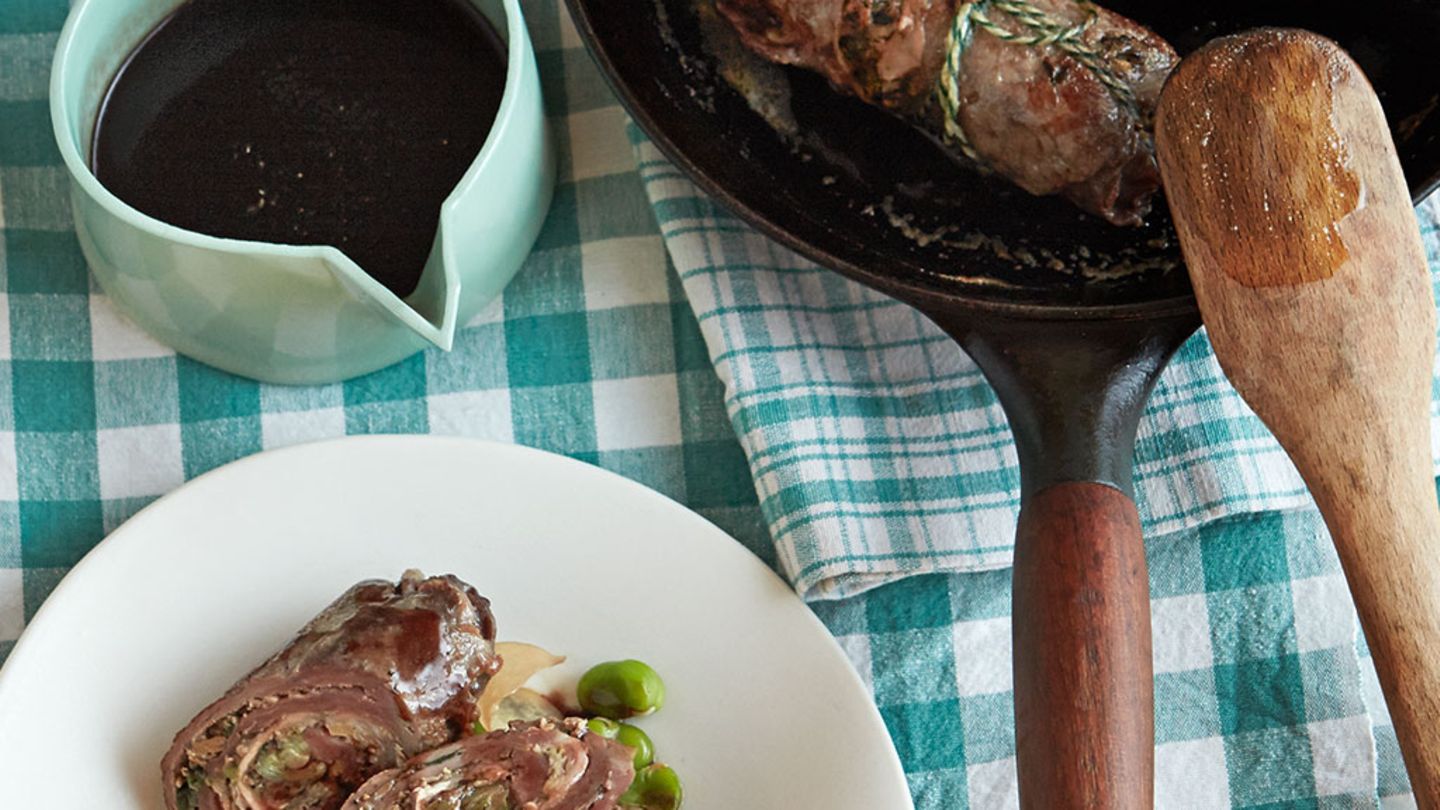 Rinderroulade mit Kohlrabisalat Rezept
