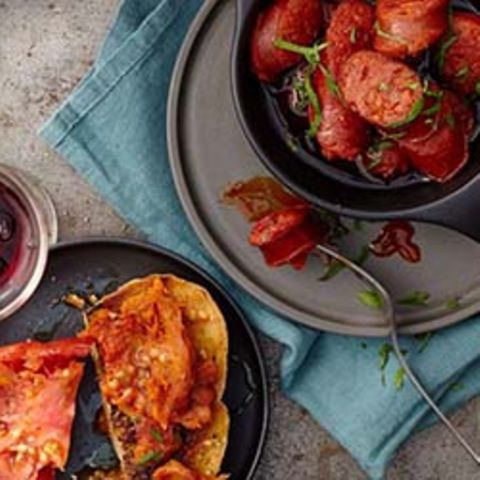 Chorizo mit Cidre