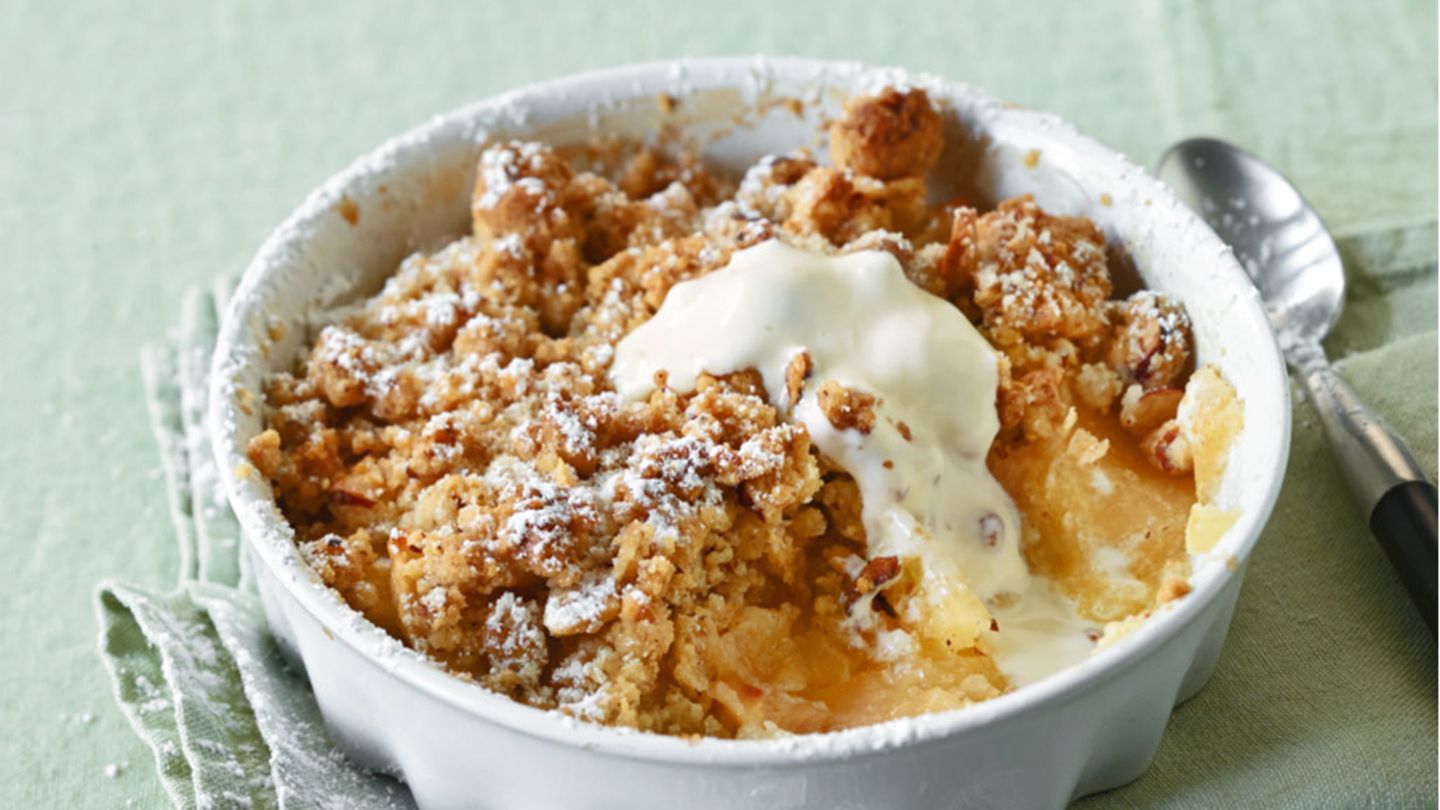 Apfel-Crumble Rezept