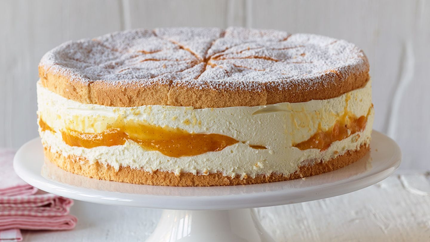Käse-Sahne-Torte mit Mango Rezept - [ESSEN UND TRINKEN]