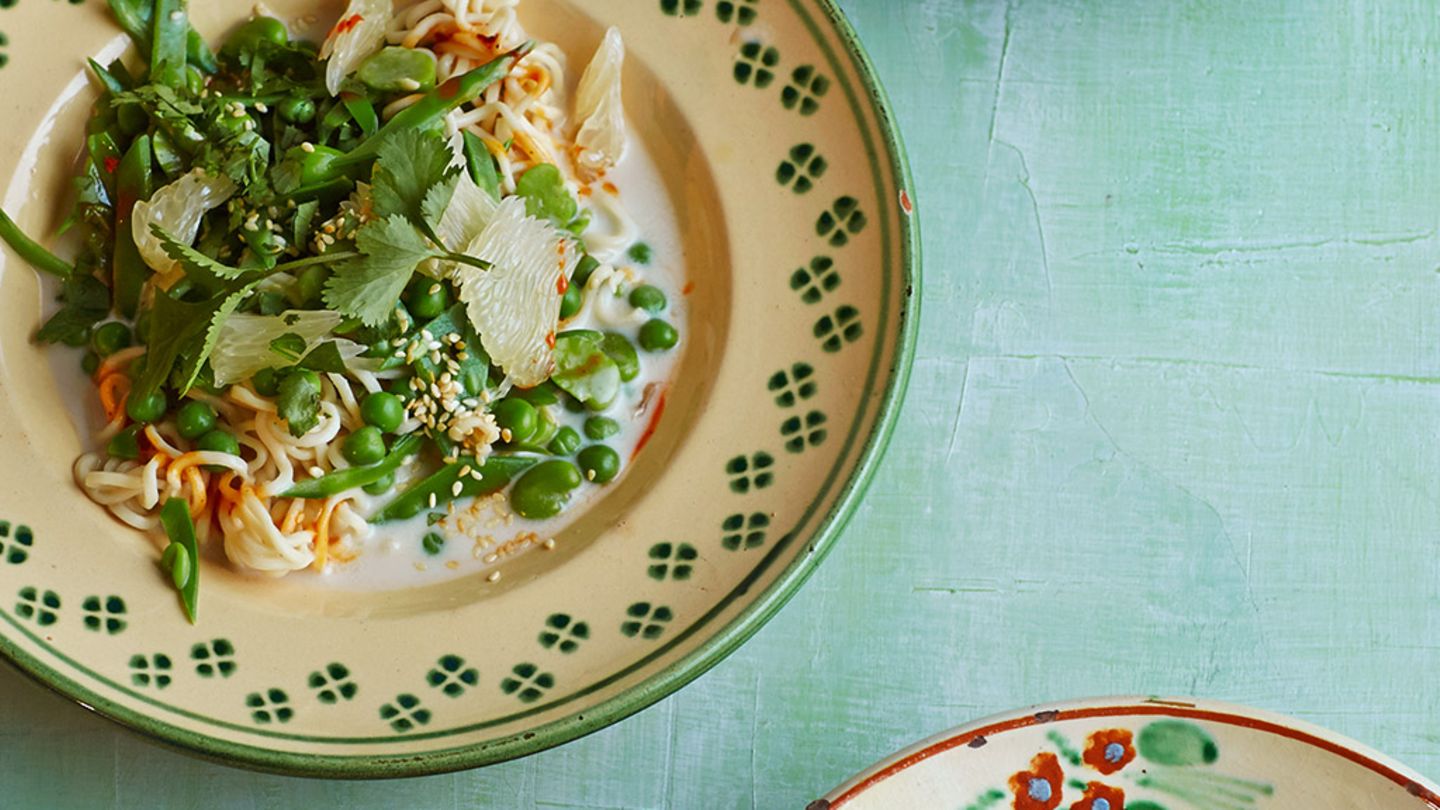Grüner asiatischer Gemüseeintopf Rezept