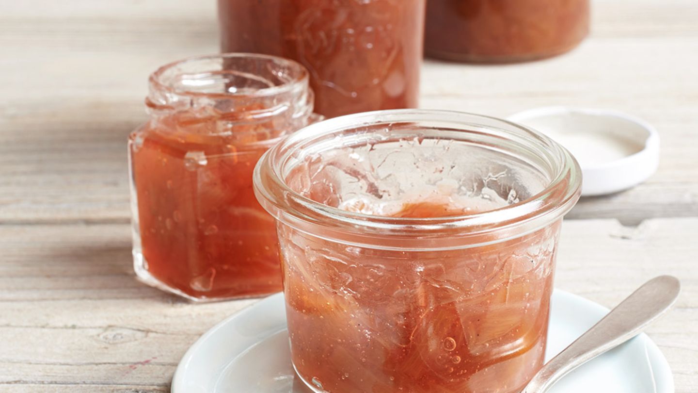 Rhabarberkonfitüre Rezept