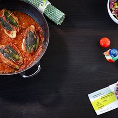 Hähnchen-Saltimbocca