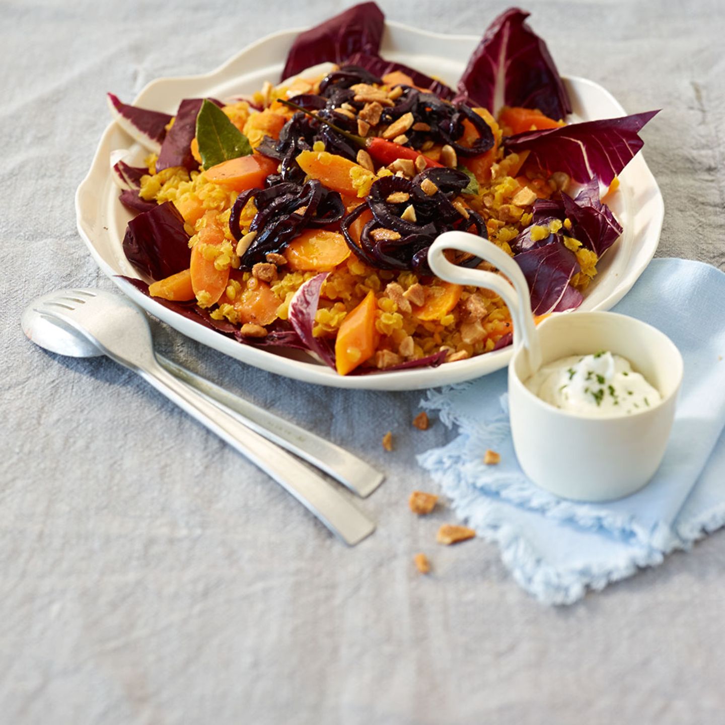 Möhren-Linsen-Salat