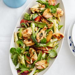 Salat mit Spargel und Kräuter-Vinaigrette