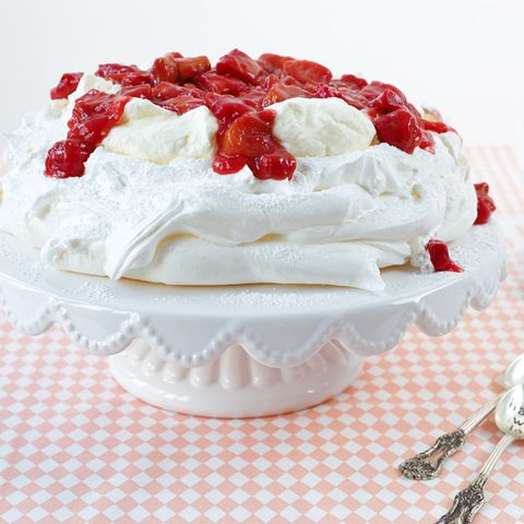 Rhabarber-Pavlova