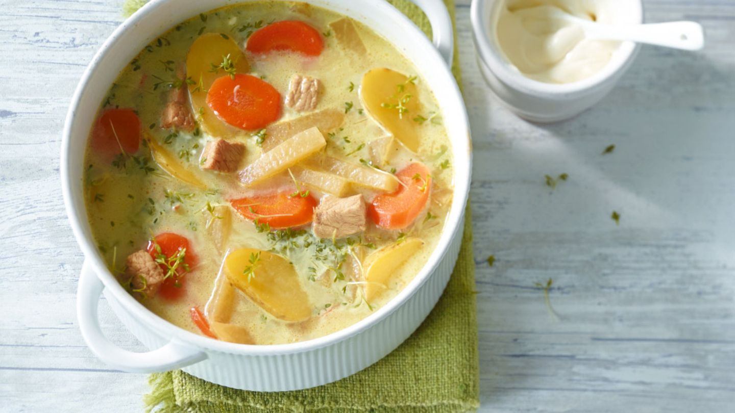 Frühlingseintopf mit Kasseler Rezept