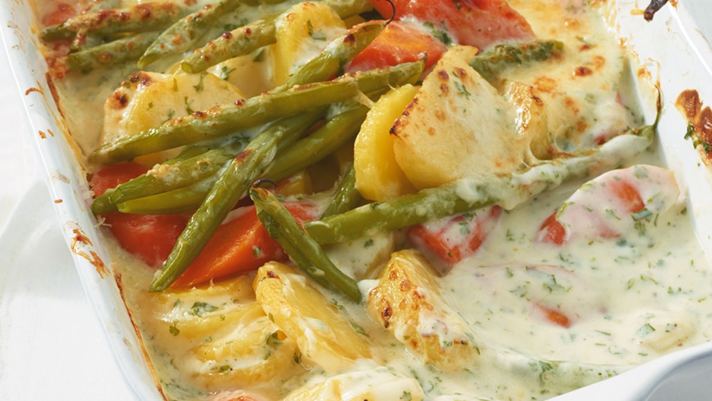 Schnüsch-Gratin Rezept