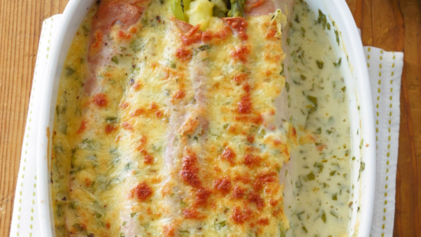 Spargel im Mortadella-Hemd Rezept