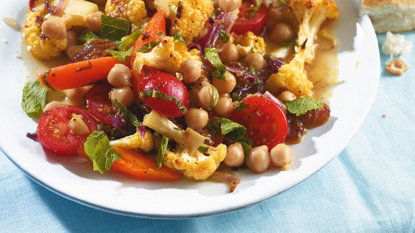 Blumenkohlsalat-Kichererbsen-Salat Rezept