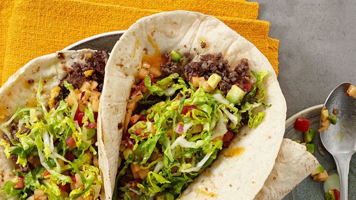 Chili-Hack-Wrap mit Avocado-Melonen-Salsa Rezept