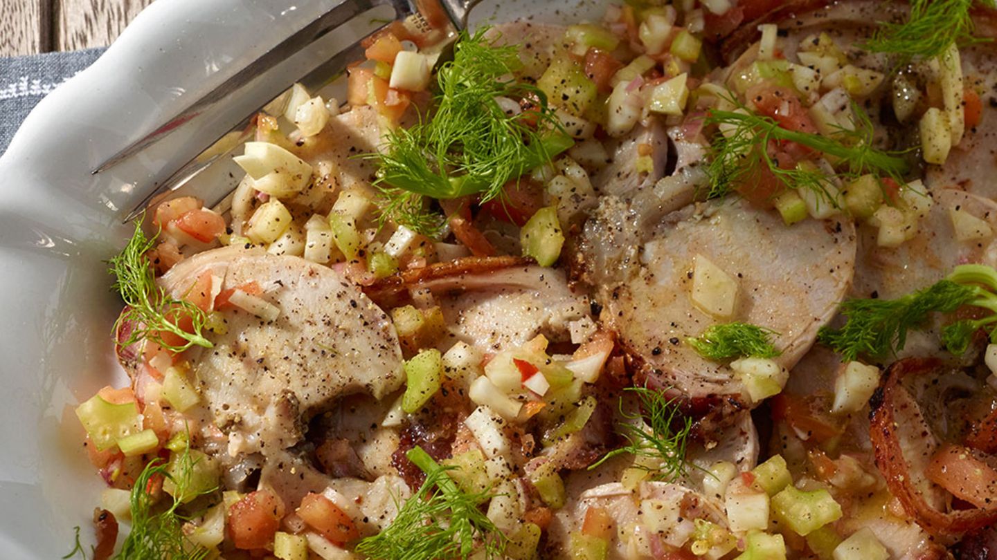 Porchetta-Fleischsalat Rezept
